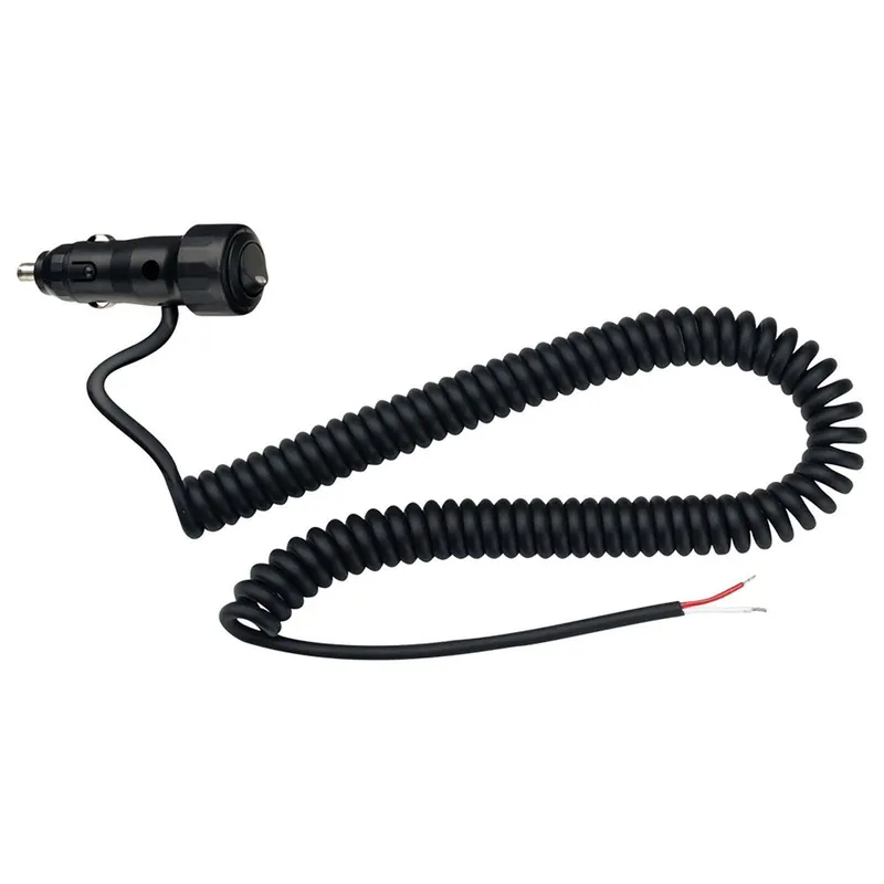 Grab Now Narva 81012BL Cigarette Lighter Plug with Off\\/On Rocker Switch LED Indicator and Spiral Lead