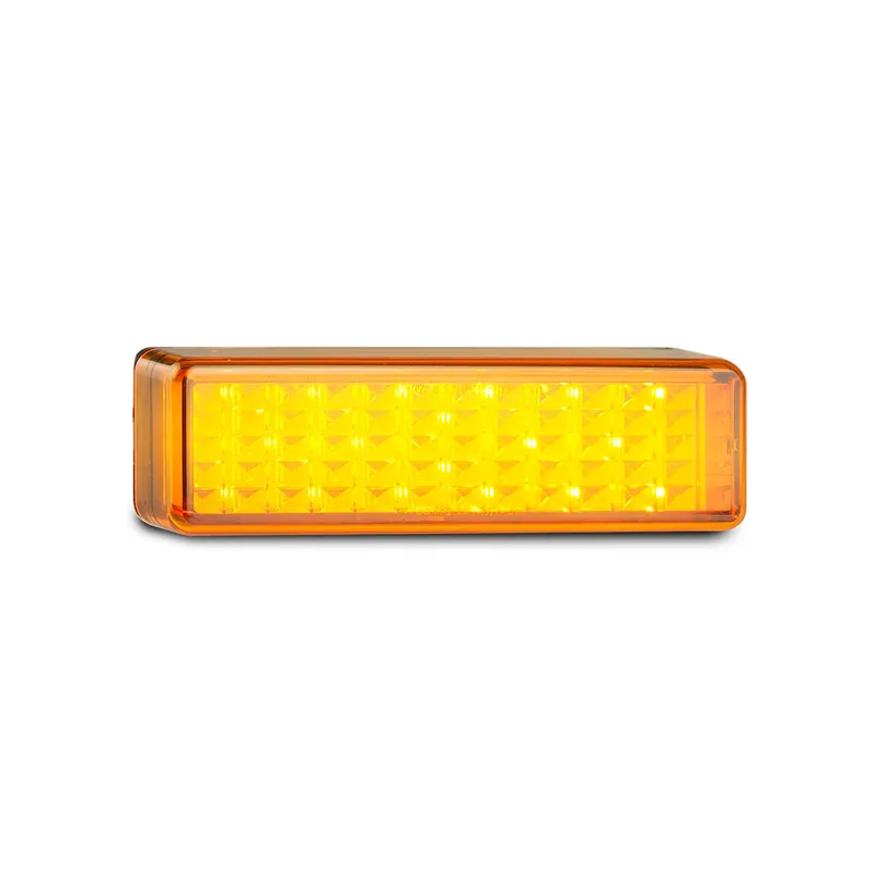 Deal LED Autolamps 175A\\/2 Front Indicator Lamp, Amber lens, Black Base