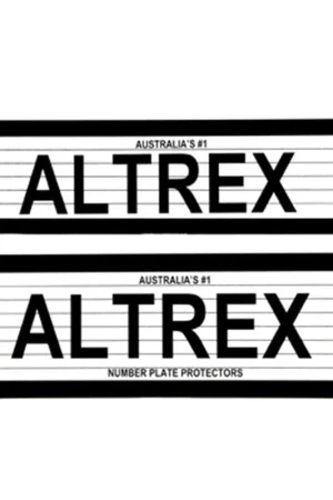 Altrex NSW \\u0026 SA Black Premium Combination Number Plate Protectors - with Lines - 6LP Save Now