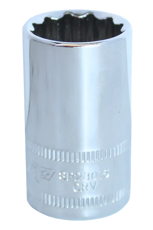 SP Tools 1\\/2 inch Dr Sockets - 12pt Metric - Individual, Size: 18mm - SP23018 Professional Grade