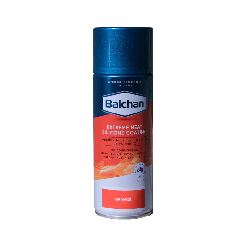 Balchan Extreme High Heat Silicone Coating Paint - Orange - BAL101006 New Arrival