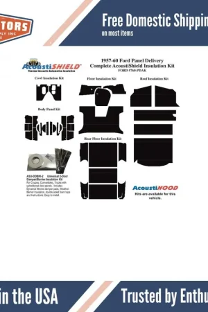 Kick Panel Set for 1957-1960 Ford Truck Best Choice