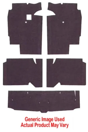 Bargain Insulation Sound Deadener Kit Tar Rubber for 64-67 Skylark Hardtop 2-DR Standard