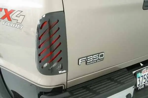 Certified Wade Smoke Slotted Tail Light Guard Covers - 36890