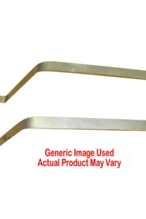 Gas Tank Strap for 1974-1977 Plymouth Fury Stainless Steel Unpainted Front 2 pcs Warranty Included