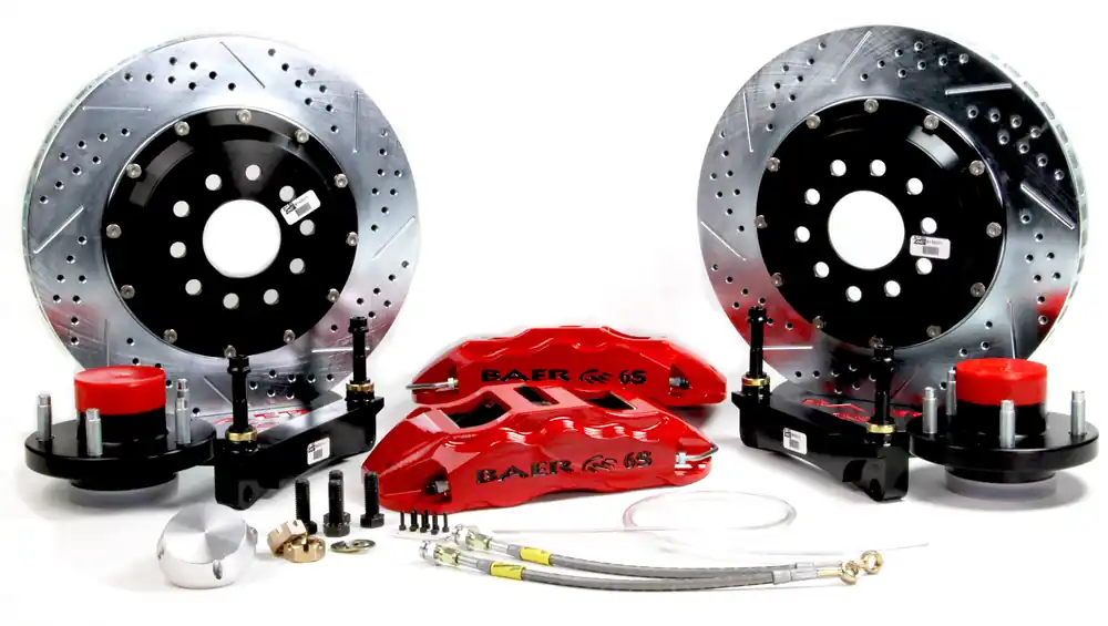Mega Sale Baer Brakes 4301076S Baer Brakes 14" Extreme+ Front Brake Kit, Silver, SDZ, Std. Studs