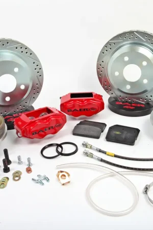 Baer Brakes 4142040S-1 Baer Brakes 12" SS4 Rear Brake Kit, Silver, Slot Authentic