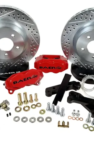 Sale Baer Brakes 4261447CY Baer Brakes 13" SS4 Front Brake Kit, Comp Yellow, SDZ, Std. Studs