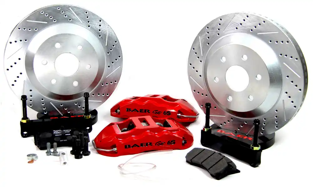 Today Only Baer Brakes 4261050CY-1 Baer Brakes 15" Extreme Front Brake Kit, Comp Yellow, Slot