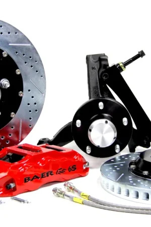Baer Brakes 4301082B-X1 Baer Brakes 14" Extreme+ Front Brake Kit, Black, SDZ, ARP Studs No Minimum Order