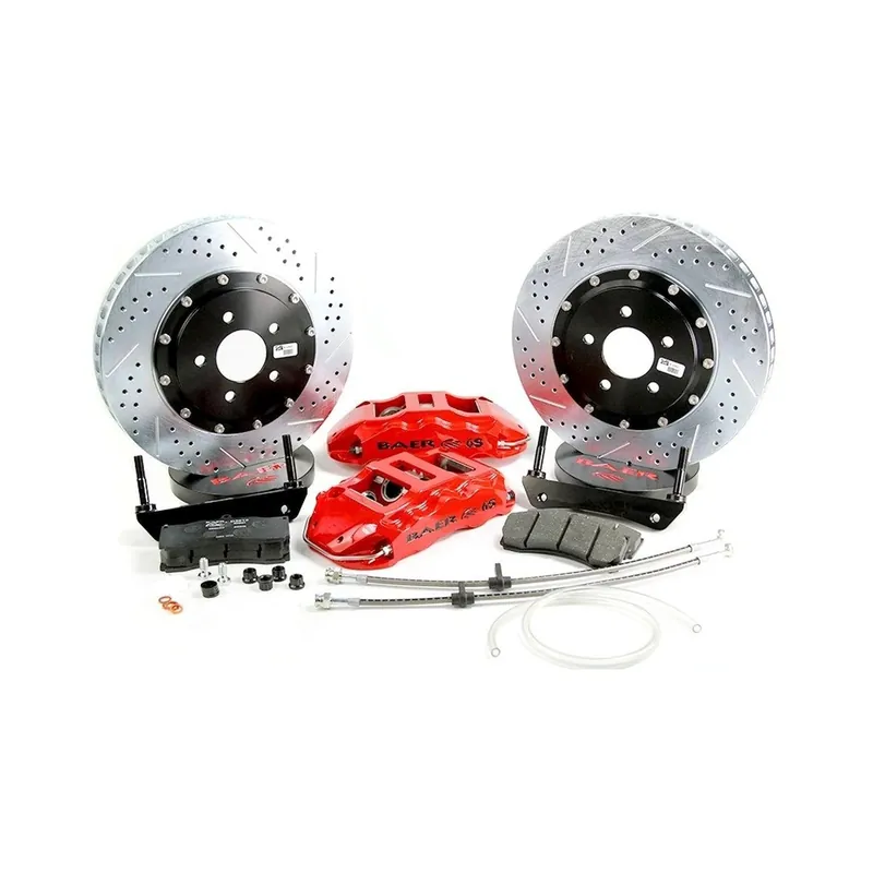 Baer Brakes 4261064CY-1 Baer Brakes 14" Extreme+ Front Brake Kit, Comp Yellow, Slot Exclusive