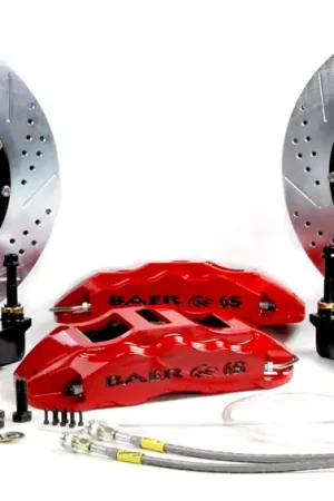 Baer Brakes 4261104R Baer Brakes 14" Extreme+ Front Brake Kit, Red, SDZ, Std. Studs Hot Deal