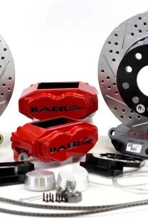 Sale Baer Brakes 4261349B-X1 Baer Brakes 11" SS4+ Front Brake Kit, Black, SDZ, ARP Studs
