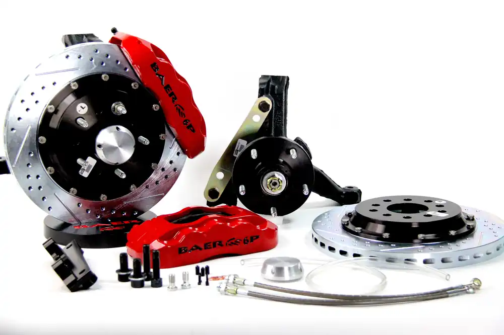Trusted Brand Baer Brakes 4301335S-X1 Baer Brakes 14" Pro+ Front Brake Kit, Silver, SDZ, ARP Studs
