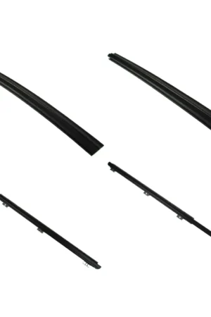 Top Rated Window Sweeps Felt Kit Front Left & Right 4 pcs for 84-96 Jeep Cherokee 4DR