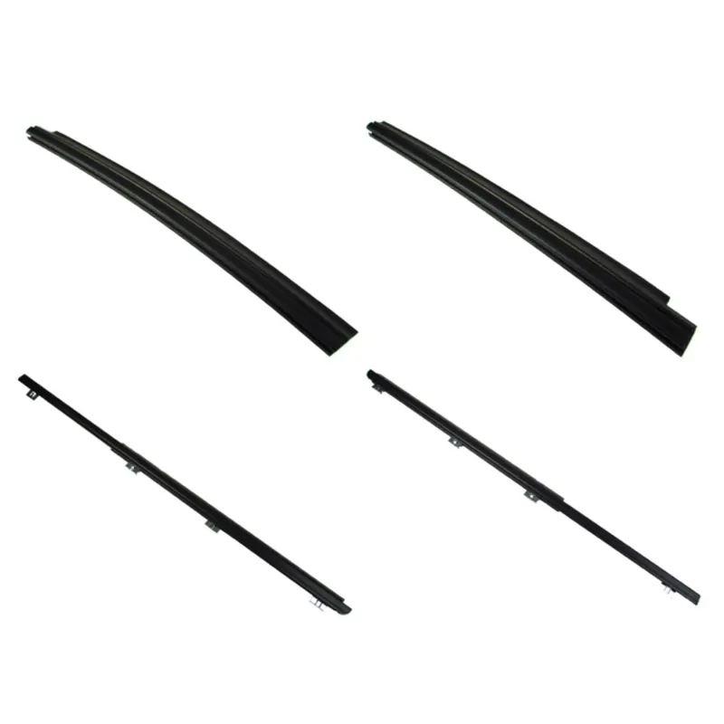 Top Rated Window Sweeps Felt Kit Front Left & Right 4 pcs for 84-96 Jeep Cherokee 4DR