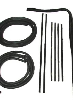 Door Seal Window Sweeps Channel Kit, Left and Right 10pc for 1967-1972 GM Professional Grade
