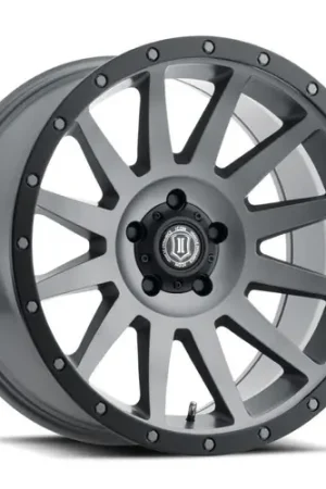 Discount ICON Compression 20x10 5x5 -12mm Offset 5in BS 71.5mm Bore Titanium Wheel - 2020107350TT