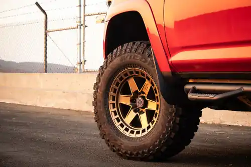 Fast Shipping ICON Raider 17x8.5 6x5.5 0mm Offset 4.75in BS Satin Brass Wheel - 3417858347BS