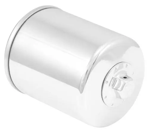 K&N Harley Davidson / Buell 3in OD x 4.063in H Chrome Oil Filter Wholesale