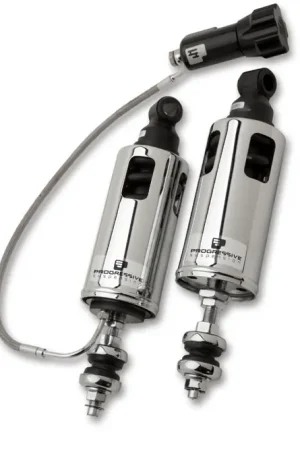 Progressive 89-99 Harley Softail 422 Series Shocks w/RAP - Chrome Holiday Sale