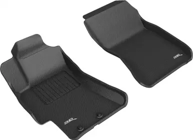 3D MAXpider 08-11 Subaru Impreza / WRX / 08-14 Impreza WRX STI Kagu 1st Row Floormats - Black Instant Buy