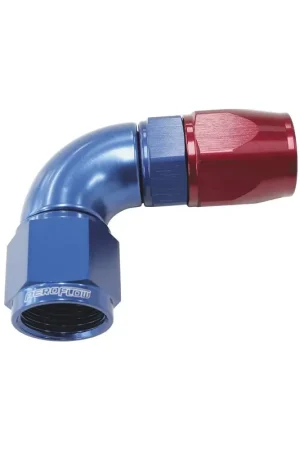 Aeroflow 90 Deg -6AN Full Flow Teflon Hose End - Black - 1 Piece Best Price