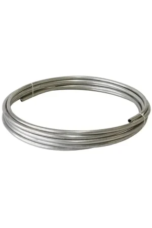 Aeroflow 1/4" Stainless Steel Fuel Line - 7.6m Long Clearance