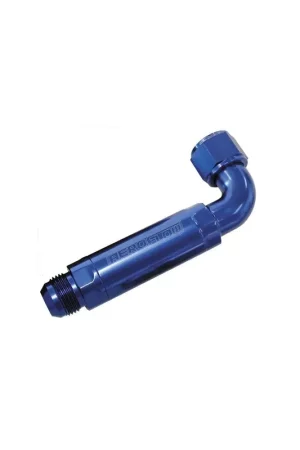 Aeroflow 90 Deg In-Line Scavenge Filter -12AN - Black Authentic