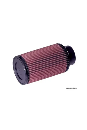 K&N Filters Universal Clamp-On Air Filter - 3" ID x 5" Base OD x 4.625" Top OD x 8" H Professional Grade