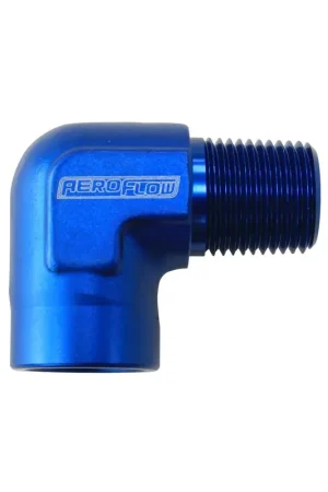Aeroflow 90 Deg Female To Male Elbow 3/4" NPT - Black One Day Deal