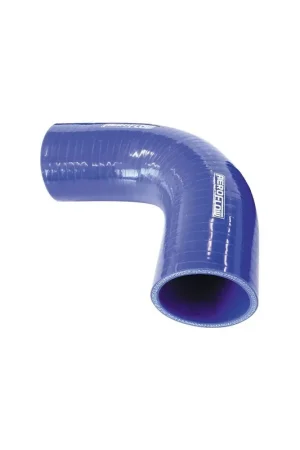 Aeroflow 90 Deg Silicone Hose Coupler - Blue - 150mm Long Buy Today