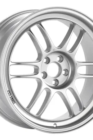 Top Rated Enkei RPF1 17x8 5x114.3 45mm Offset 73mm BoreSilver Wheel 05-07 STI/06-10 Civic Si | Graveyard Performance