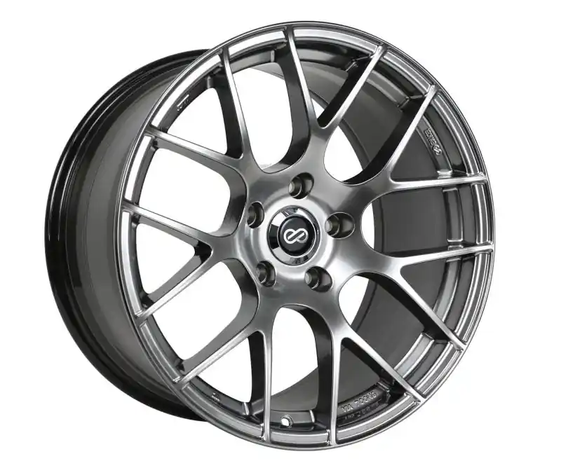 Affordable Enkei Raijin 19x8.5 35mm Offset 5x114.3 Bolt Pattern 72.6 Hub Bore Hyper Silver Wheel | Graveyard Performance