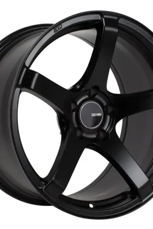 Shop Now Enkei Kojin 18x9.5 30mm Offset 5x114.3 Bolt Pattern 72.6mm Bore Dia Matte Black Wheel | Graveyard Performance