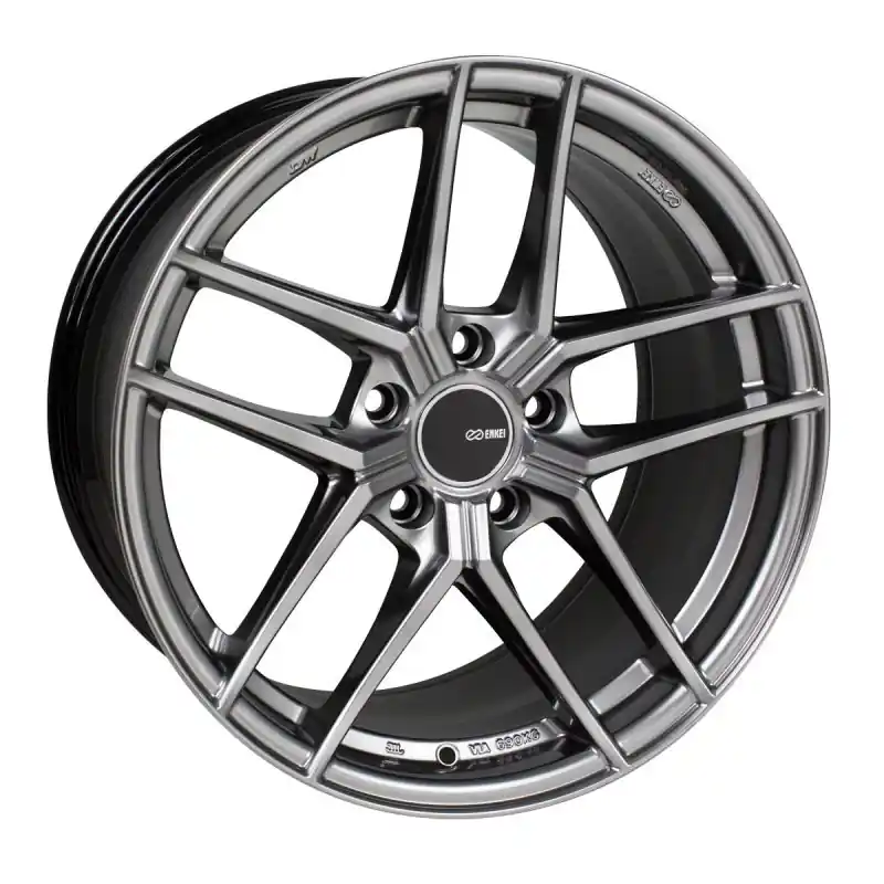 Save Now Enkei TY5 19x8 5x114.3 40mm Offset 72.6mm Bore Hyper Silver Wheel | Graveyard Performance