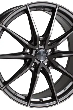 Authentic Enkei DRACO 18x8.0 5x114.3 35mm Offset 72.6mm Bore Anthracite Wheel | Graveyard Performance