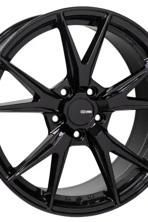Shop Now Enkei Phoenix 18x8 35mm Offset 5x120 72.6mm Bore Gloss Black Wheel | Graveyard Performance