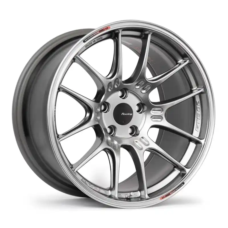 Save Now Enkei GTC02 19x9.5 5x114.3 45mm Offset 75mm Bore Hyper Silver Wheel | Graveyard Performance
