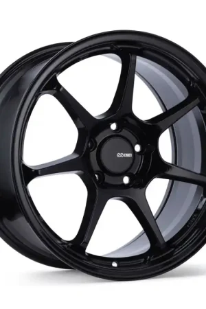 Shop Now Enkei TS-7 18x8 5x114.3 35mm Offset 72.6mm Bore Gloss Black Wheel | Graveyard Performance
